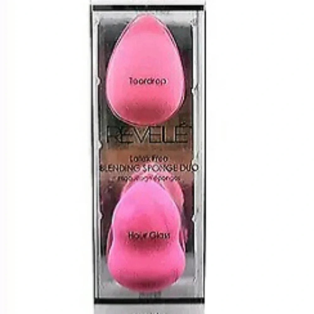 REVELE Latex Free Beauty Makeup Blending Sponge Duo